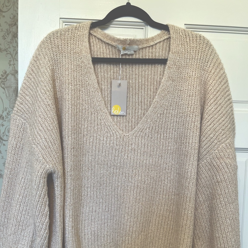 Boden Sweater Neutral Shimmer Sweater
